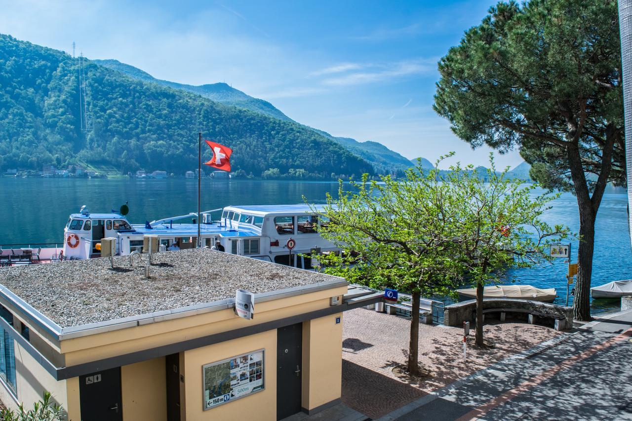Bed and Breakfast Al Battello Morcote Exteriér fotografie